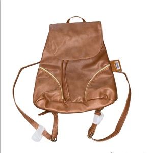 Ulta brown pleather backpack.